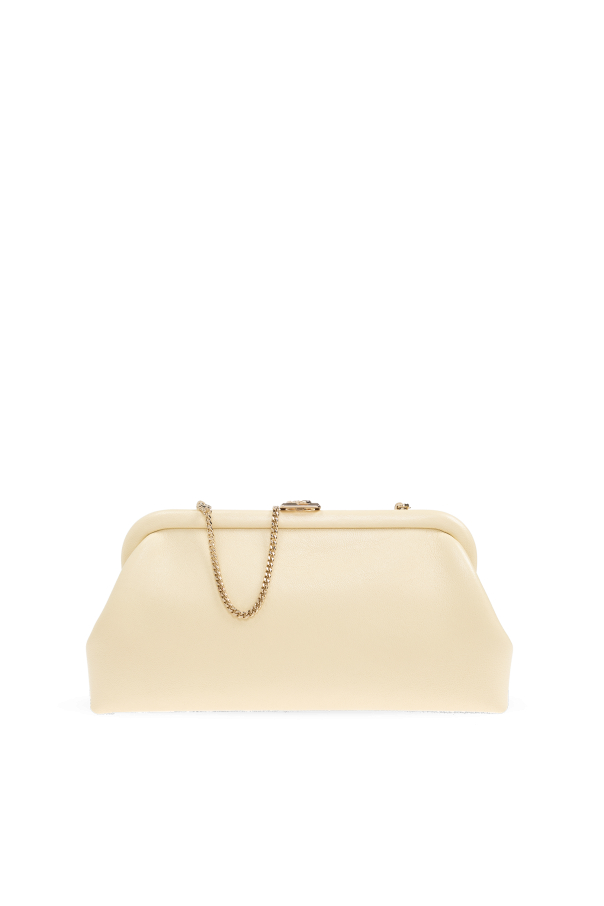 ハンドバッグ Jimmy Choo Skylar clutch in butter-colored leather Jimmy Choo Skylar leather clutch – Choosh